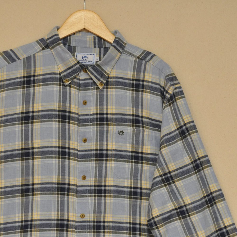 Southern Tide Flannel Button Down Classic Fit XL